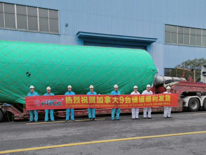 FURUI CIT successfully delivered 9 units of 90cbm vertical LNG storage ...