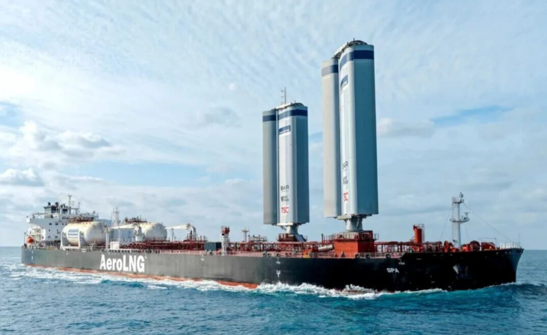 World’s First 114,000 DWT Wind-Assisted LNG Dual-Fuel Oil Tanker SPA ...